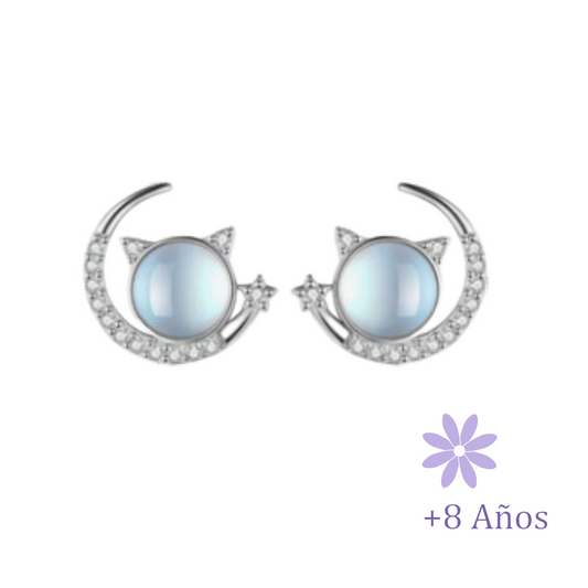 AROS GATITO Y LUNA TORNILLO CLÁSICO