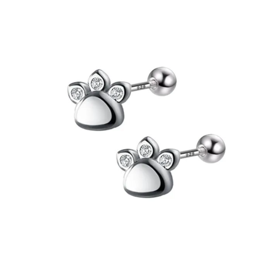 AROS PATITA DOG LOVER PLATA TORNILLO ROSCO