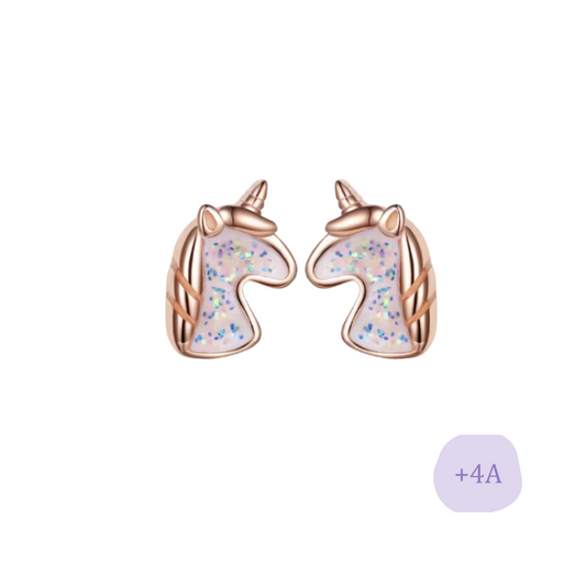 AROS UNICORNIO BRILLOS TORNILLO CLÁSICO