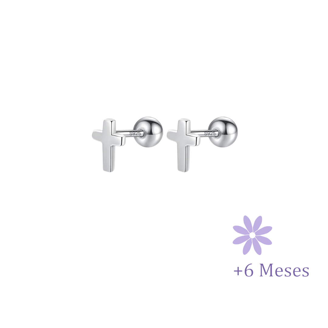 AROS CRUZ PLATA TORNILLO ROSCO
