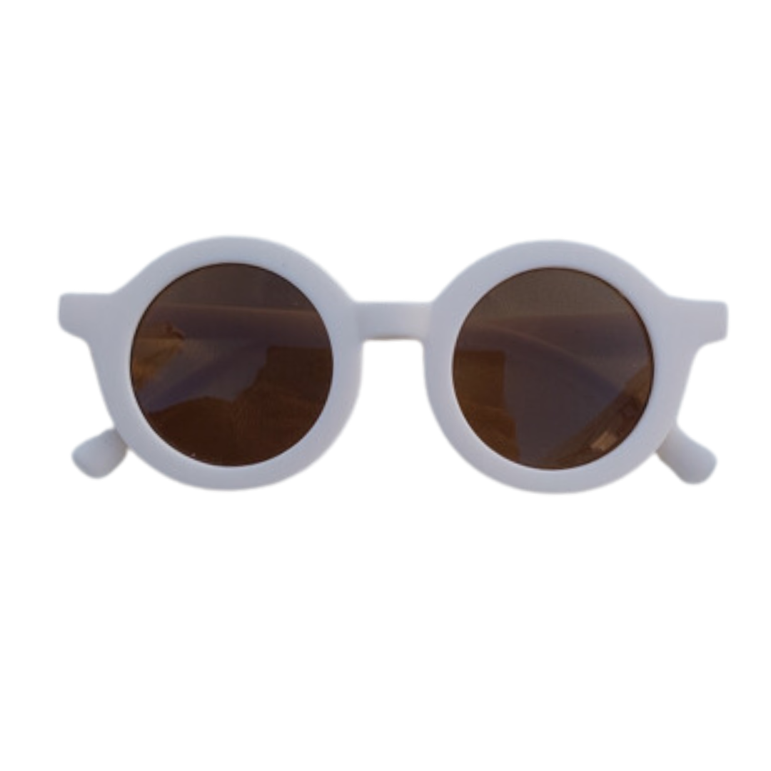 ANTEOJOS RETRO UNISEX CON PROTECCIÓN UV BLANCO