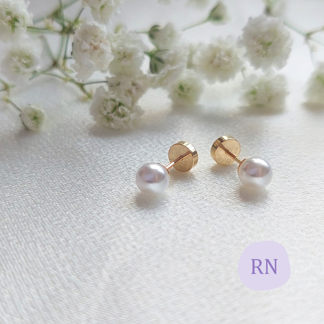 AROS ABRIDORES ORO 18K PERLAS DE RIO 4,5 mm