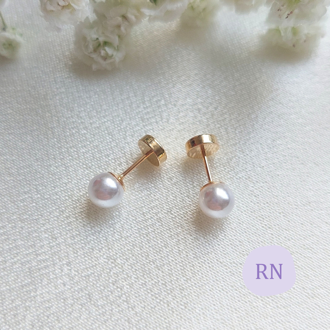 AROS ABRIDORES ORO 18K PERLAS DE RIO 4,5 mm