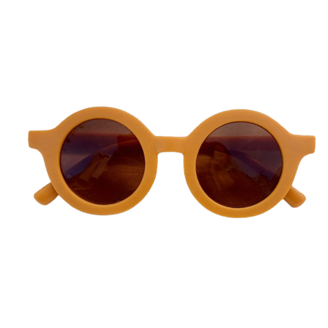 ANTEOJOS RETRO UNISEX CON PROTECCIÓN UV MOSTAZA
