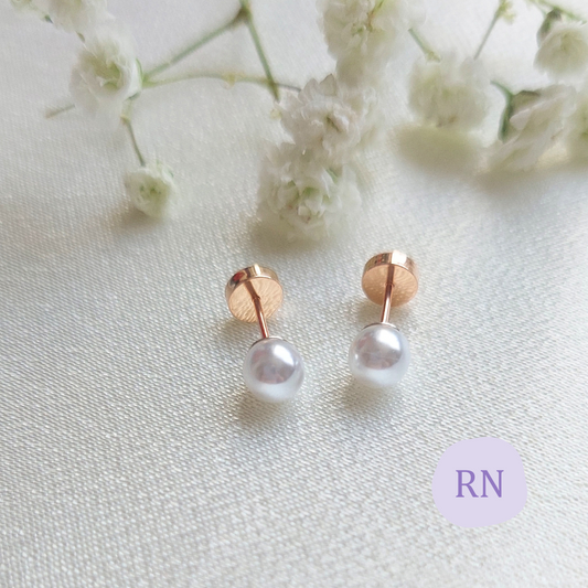 AROS ABRIDORES ORO 14K PERLA DE RIO 5 mm