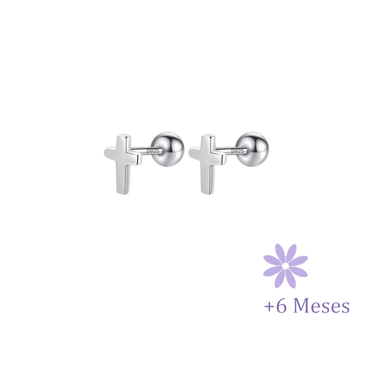 AROS CRUZ PLATA TORNILLO ROSCO