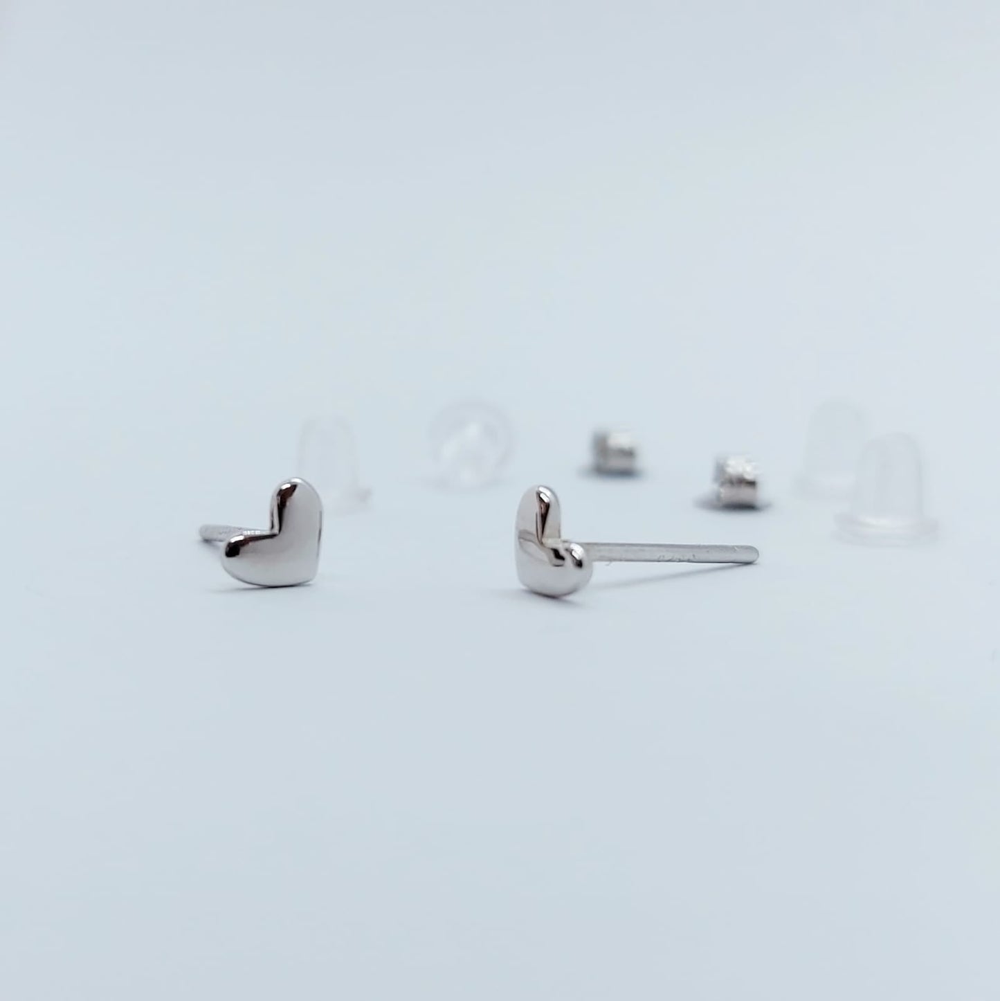 AROS CORAZÓN RELLENO - MARGARITA JOYERIA INFANTIL