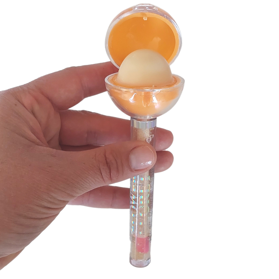 BRILLO LABIAL DOBLE LOLLYPOP - MARGARITA JOYERIA INFANTIL