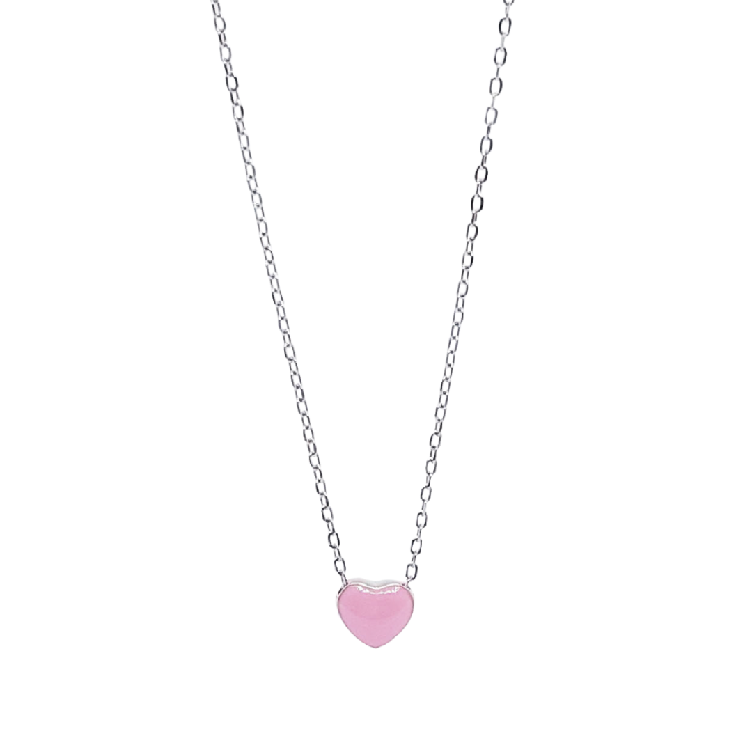 COLGANTE CORAZÓN DE MELÓN - MARGARITA JOYERIA INFANTIL