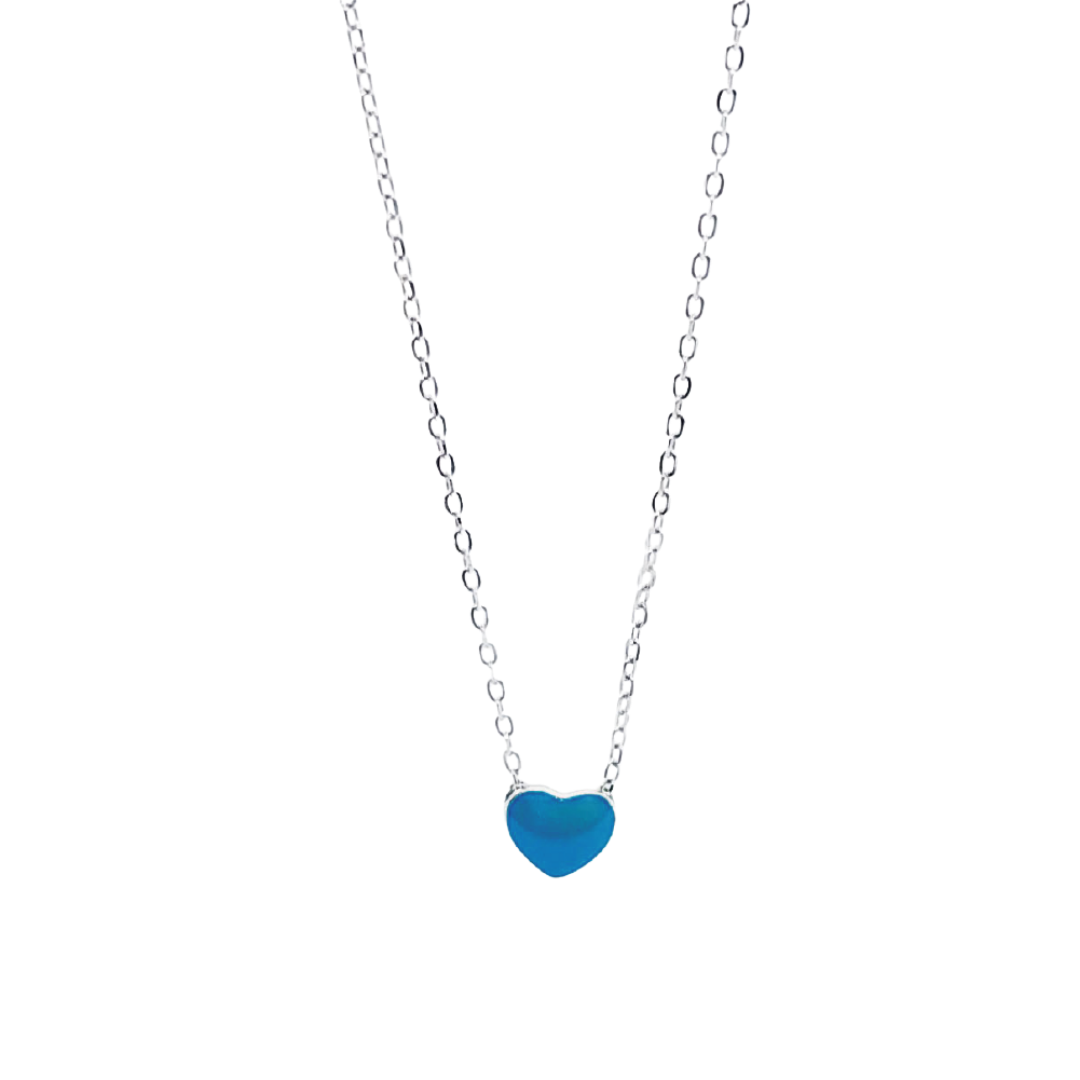 COLGANTE CORAZÓN DE MELÓN - MARGARITA JOYERIA INFANTIL