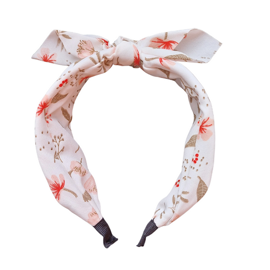 Cintillo Rígido Rosita Estampado Primavera - MARGARITA JOYERIA INFANTIL
