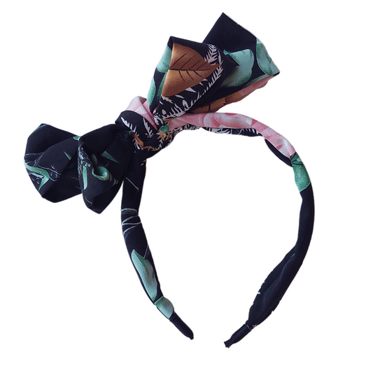 Cintillo Rígido Rosetón Tropical - MARGARITA JOYERIA INFANTIL